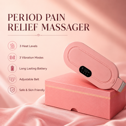 Portable Period Cramp Heating & Massage Belt