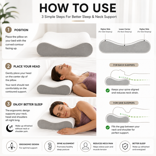 Memory Foam Orthopaedic Pillow