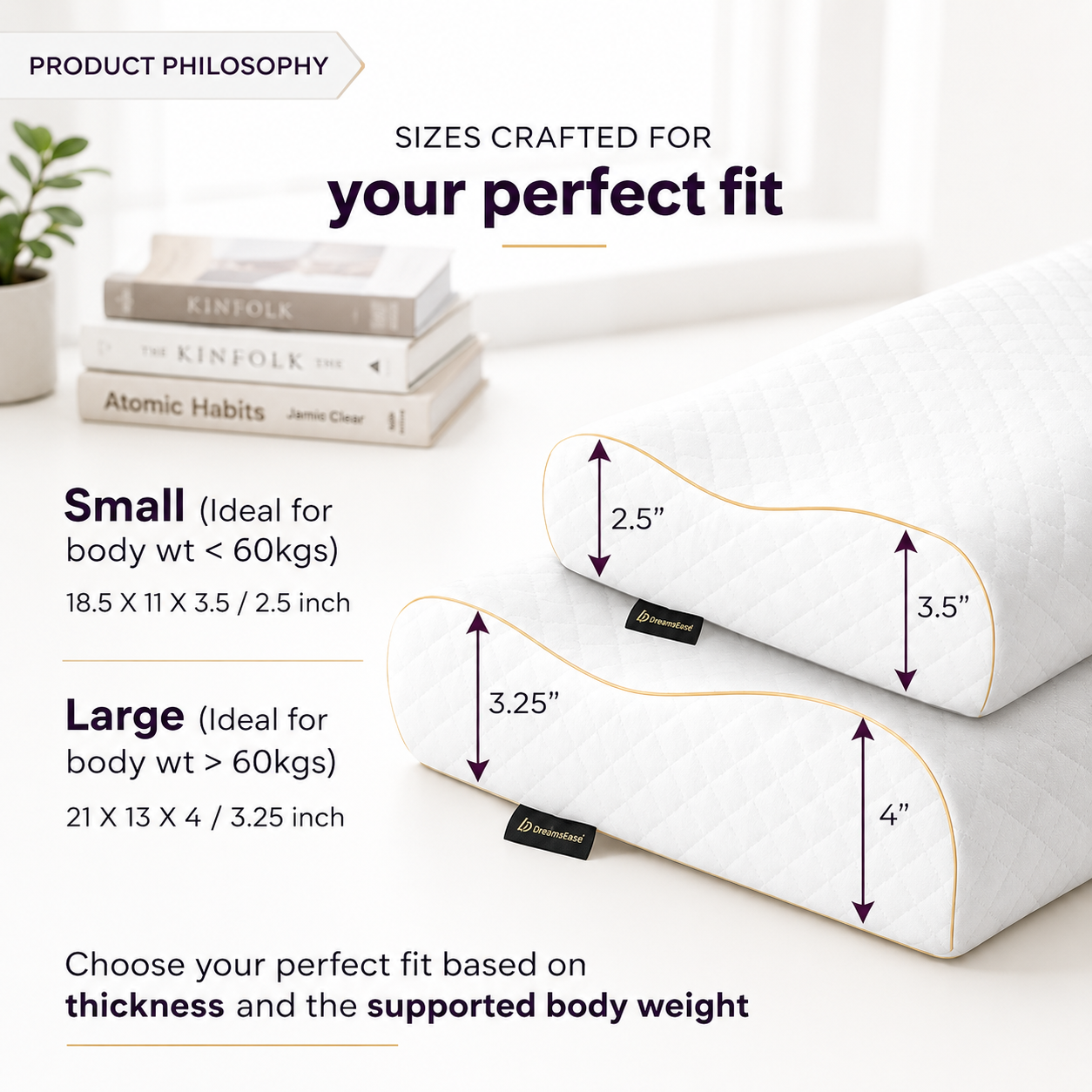 Memory Foam Orthopaedic Pillow